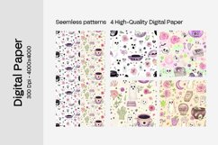Goth Seamless Pattern Digital Paper - 04 Seamless Patterns Product Image 2