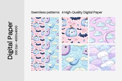 Goth Seamless Pattern Digital Paper - 04 Seamless Patterns Product Image 2