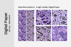 Goth Seamless Pattern Digital Paper - 04 Seamless Patterns Product Image 2