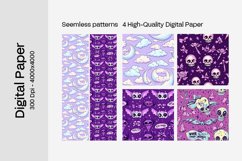 Goth Seamless Pattern Digital Paper - 04 Seamless Patterns Product Image 2