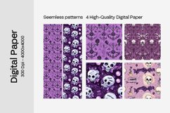 Goth Seamless Pattern Digital Paper - 04 Seamless Patterns Product Image 2