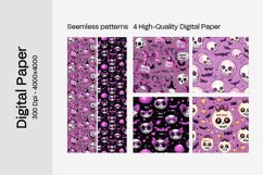 Goth Seamless Pattern Digital Paper - 04 Seamless Patterns Product Image 2