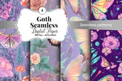 Goth Seamless Pattern Digital Paper - 04 Seamless Patterns Product Image 1
