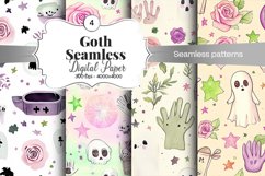 Goth Seamless Pattern Digital Paper - 04 Seamless Patterns Product Image 1