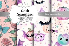 Goth Seamless Pattern Digital Paper - 04 Seamless Patterns Product Image 2