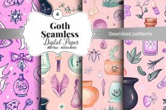 Goth Seamless Pattern Digital Paper - 04 Seamless Patterns Product Image 1