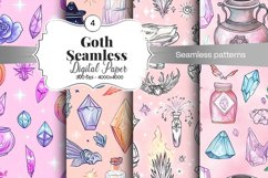 Goth Seamless Pattern Digital Paper - 04 Seamless Patterns Product Image 1