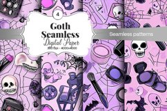Goth Seamless Pattern Digital Paper - 04 Seamless Patterns Product Image 1