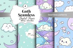 Goth Seamless Pattern Digital Paper - 04 Seamless Patterns Product Image 1