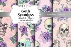 Goth Seamless Pattern Digital Paper - 04 Seamless Patterns Product Image 1