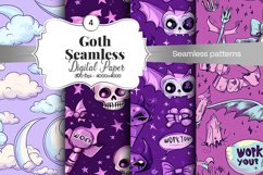 Goth Seamless Pattern Digital Paper - 04 Seamless Patterns Product Image 1