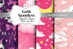 Goth Seamless Pattern Digital Paper - 04 Seamless Patterns Product Image 2