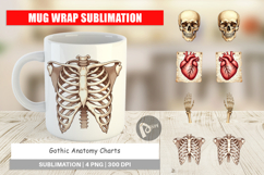 Gothic Anatomy Mug Wrap Product Image 1