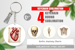 Gothic Anatomy Keychain Product Image 1