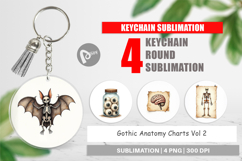 Gothic Anatomy Keychain Product Image 1
