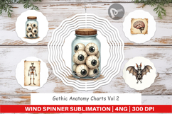 Gothic Anatomy Wind Spinner Product Image 1