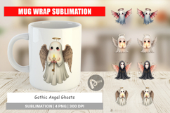 Mug Wrap Gothic Angel Ghosts Product Image 1