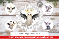 Wind Spinner Gothic Angel Ghosts Product Image 1