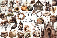 Gothic Antique Fall Sublimation Bundle Product Image 1