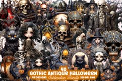 Gothic Antique Halloween Clipart Bundle, Gothic Antique Halloween Clipart, Gothic Antique Halloween Sublimation Clipart, Halloween Clipart Bundle, Halloween Clipart Sublimation Bundle, Gothic Antique Halloween Sublimation Clipart, Gothic Antique Halloween