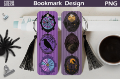 Gothic Halloween Bookmarks | Retro Halloween Frames Bookmark Product Image 1