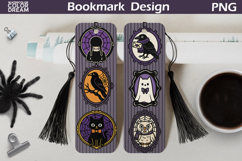 Gothic Halloween Bookmarks | Retro Halloween Frames Bookmark Product Image 1