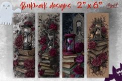 Gothic bookmark designs, vintage bookmarks sublimation Product Image 1