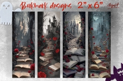 Gothic bookmark bundle, mystical sublimation book bookmarks Product Image 2