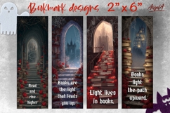 Gothic bookmark bundle, mystical sublimation book bookmarks Product Image 7