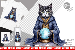 Gothic Catloween Clipart Product Image 1