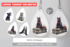 Earring Gothic Catloween Product Image 1