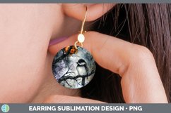 GorgeousGothic Round Earrings design.