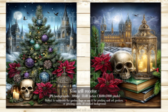 Gothic Christmas Garden Flag, Gothic Garden Flag Design, s5 Product Image 3