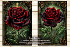 Gothic Christmas Garden Flag, Gothic Garden Flag Design, s20 Product Image 3