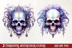 Mysterious Gothic Christmas Clipart Sublimation Product Image 1