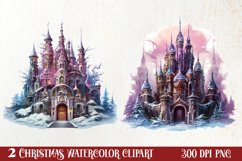 Mysterious Gothic Christmas Clipart Sublimation Product Image 1