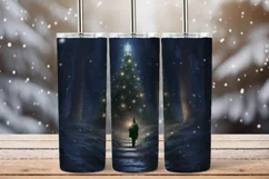 Gothic Christmas elf tumbler wrap