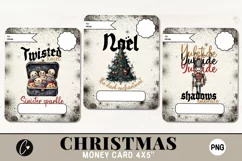 Gothic Christmas Money Card PNG | Christmas Printable Product Image 2