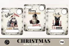 Gothic Christmas Money Card PNG | Christmas Printable Product Image 2