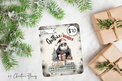 Gothic Christmas Money Card PNG | Christmas Printable Product Image 3