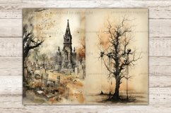 Gothic City Junk Journal Pages, Vintage Ephemera Bundle, GlamArtZhanna, Fireplace Journaling Pages, Architecture Journal Printable, Castle Junk Journal Paper, Watercolor Journal Pages, Digital Collage Sheet, Church Journal Card, Horror Junk Journal Page