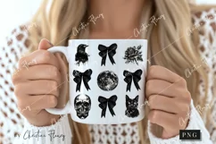 Gothic Coquette Bows PNG | Tortured Poet PNG Product Image 2