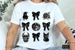 Gothic Coquette Bows PNG | Tortured Poet PNG Product Image 3