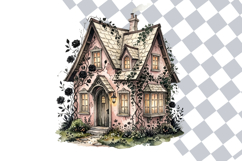 Cottagecore Gothic Haunted House Clipart Bundle Product Image 2
