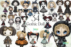 Gothic Doll Sublimation Bundle Product Image 1