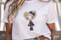 Gothic Doll Sublimation Clipart Product Image 2