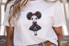 Gothic Doll Sublimation Clipart Product Image 2