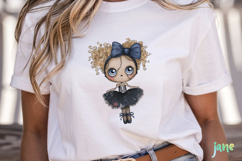 Gothic Doll Sublimation Clipart Product Image 2