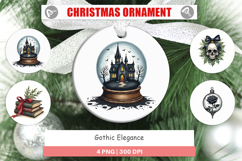 Gothic Elegance Christmas Ornament Product Image 1