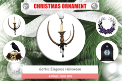 Ornament Gothic Halloween Elegance Product Image 1